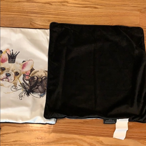 French Bulldog Decorative Pillow Cases, 2, NWT - Picture 4 of 4